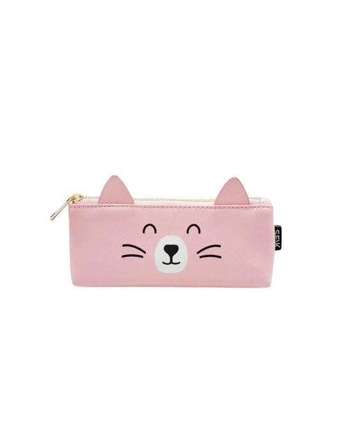 1. SEIK Pencil Case Sunshine in yellow with 'Enjoy the little things' text, surrounded by flowers