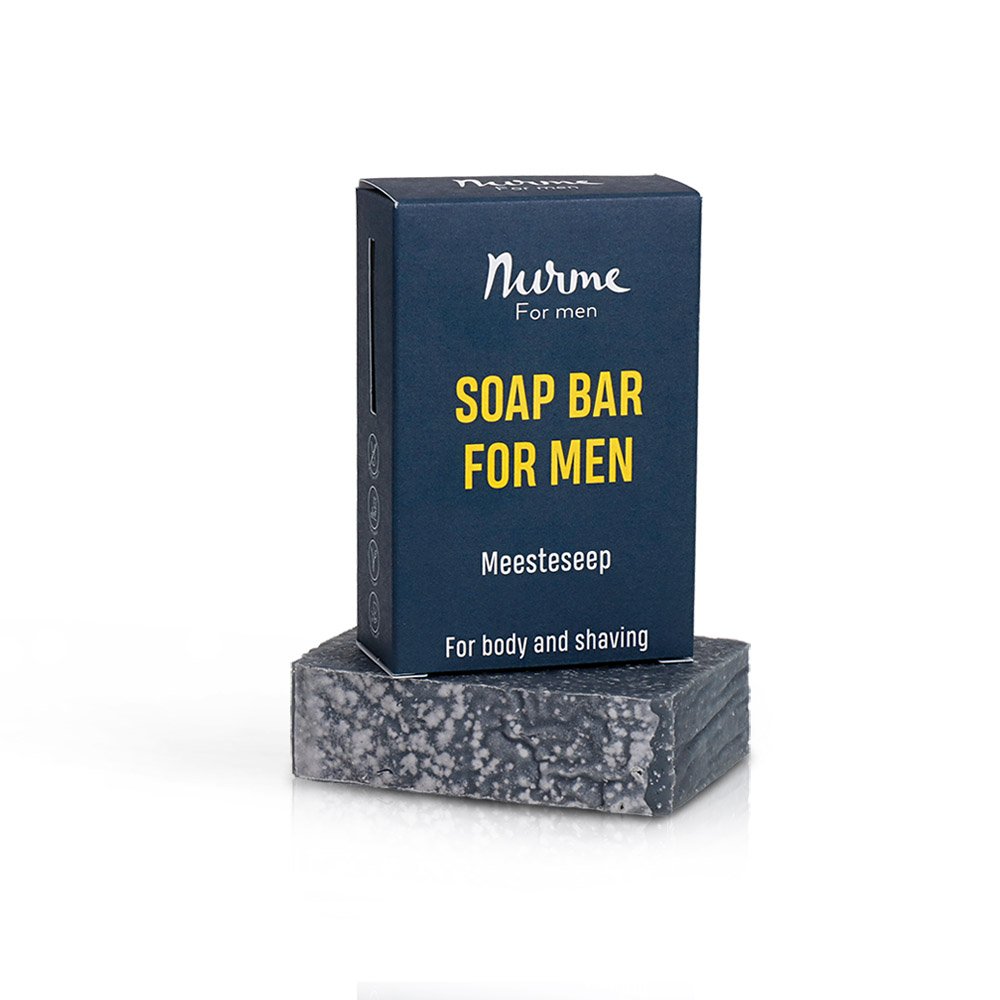 3. Nurme protective mint lip balm for men with cocoa butter and vitamin E, shown with packaging
