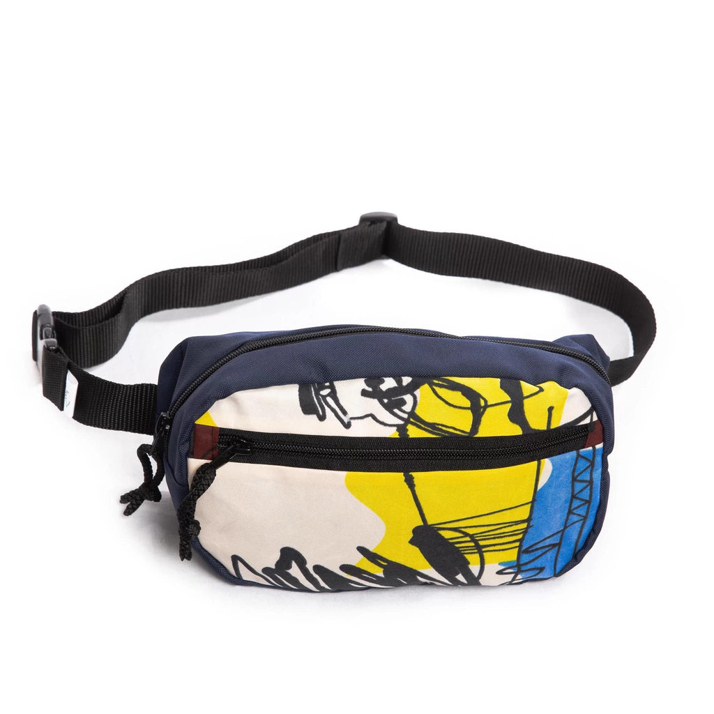 3. Drinbags PAINT waist bag with adjustable strap, showcasing colorful abstract pattern