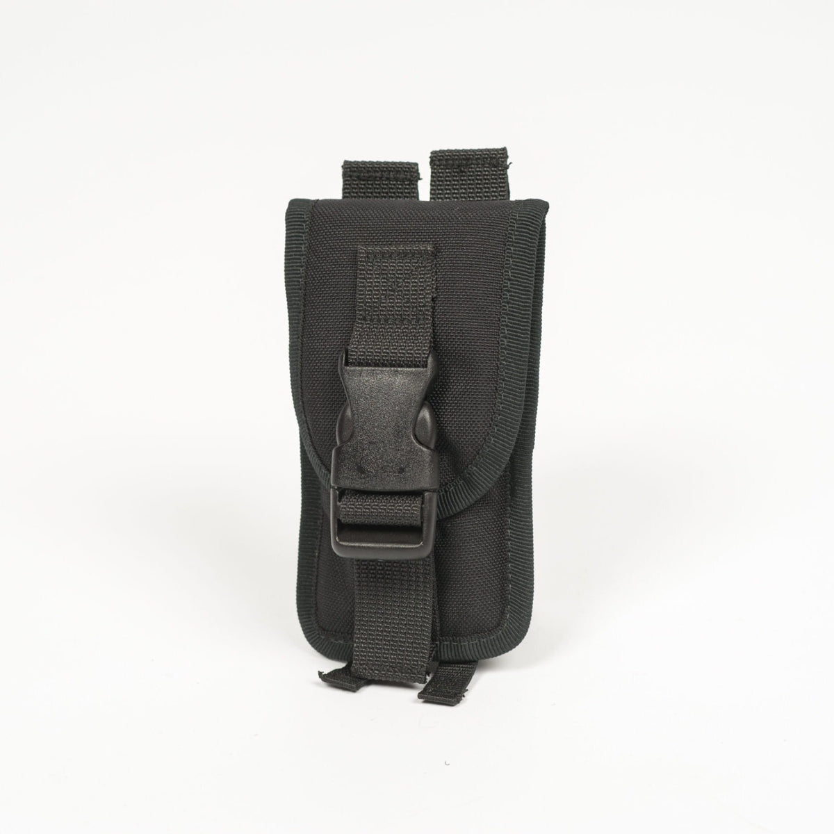1. Galvi Linda black tool pouch with secure flap closure and MOLLE attachment, studio shot