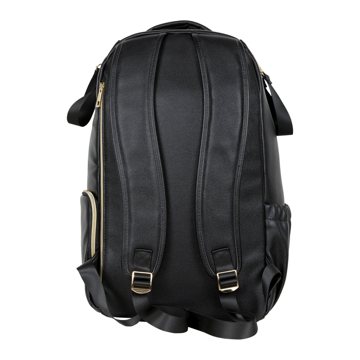 16. Back view of Ally Scandic Espresso Diaper Backpack, showing adjustable straps