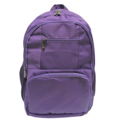 1. Nabo NK2194 school backpack in purple, featuring a spacious design with multiple compartments, shown in studio setting