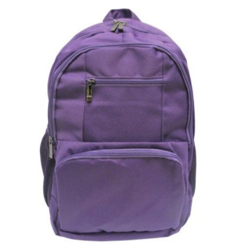 1. Nabo NK2194 school backpack in purple, featuring a spacious design with multiple compartments, shown in studio setting