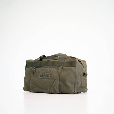 2. Studio shot of Galvi Linda Travel Bag 008 in military green, featuring durable Cordura material