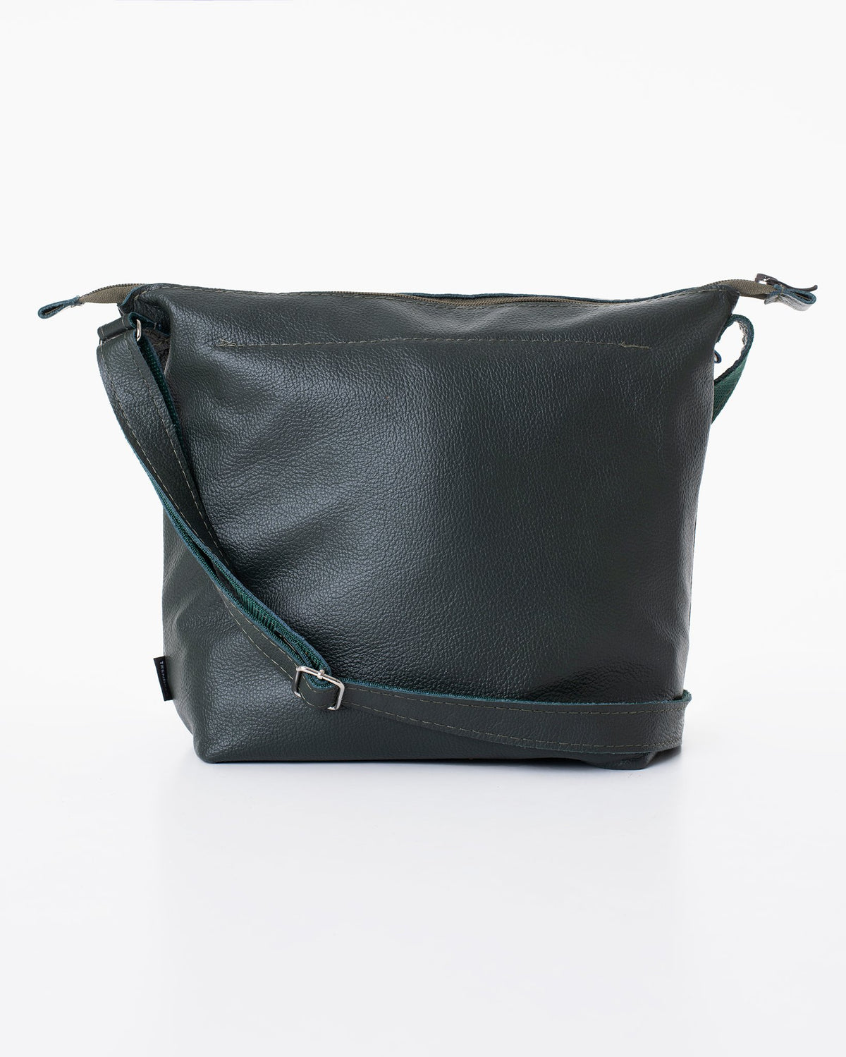 2. Back view of Trendbag Anet L shoulder bag in dark grey, highlighting adjustable strap