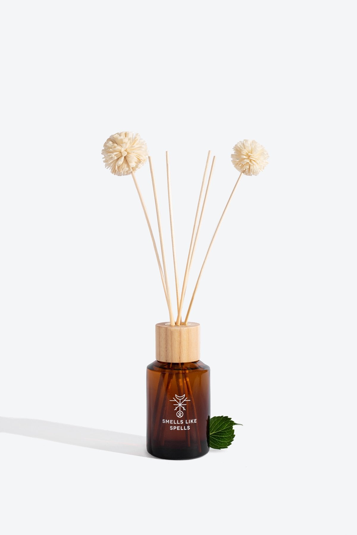 2. Smells Like Spells Home Perfume BRAGI in amber glass bottle with natural reed diffusers
