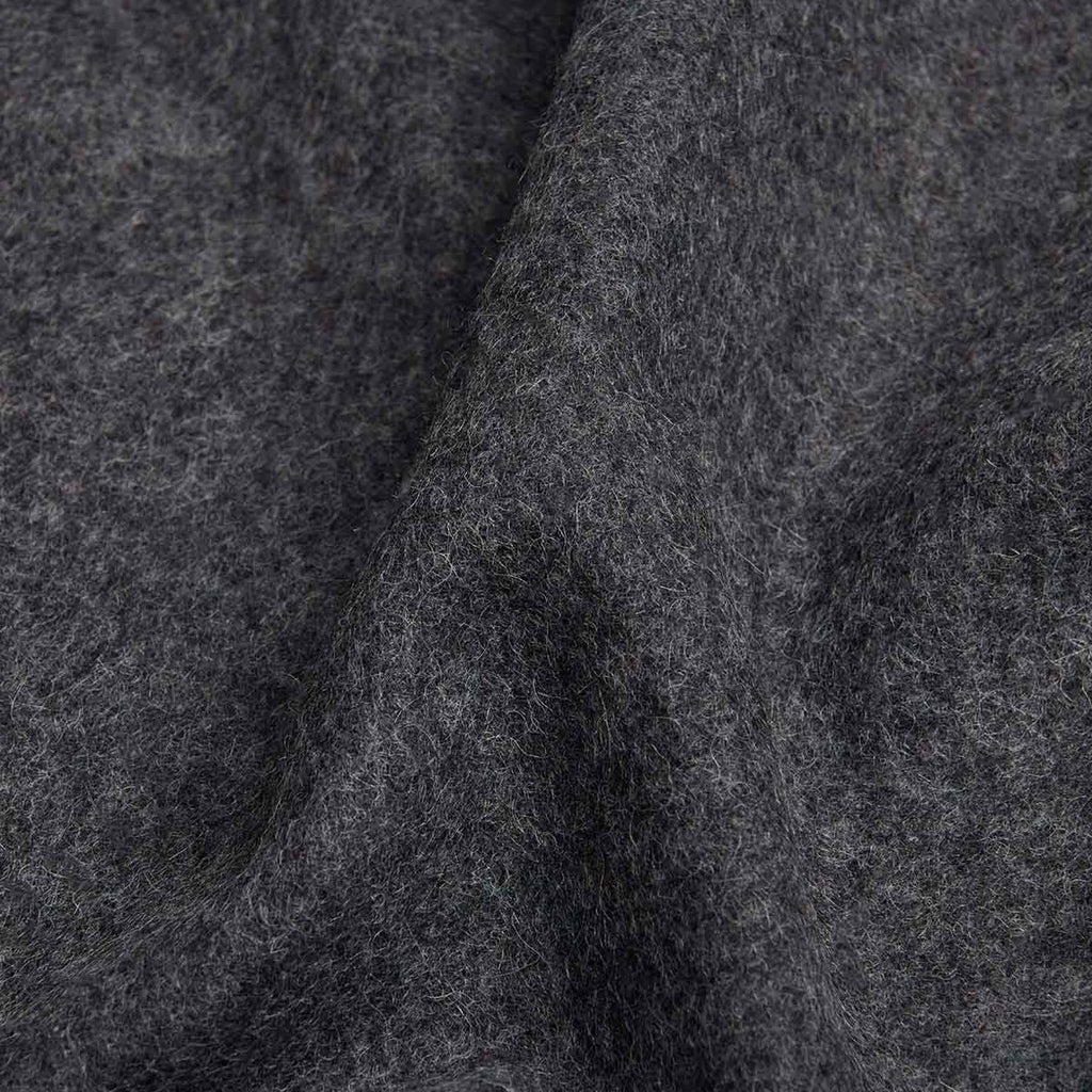 17. Close-up of silver Alpaka natural alpaca wool fabric texture