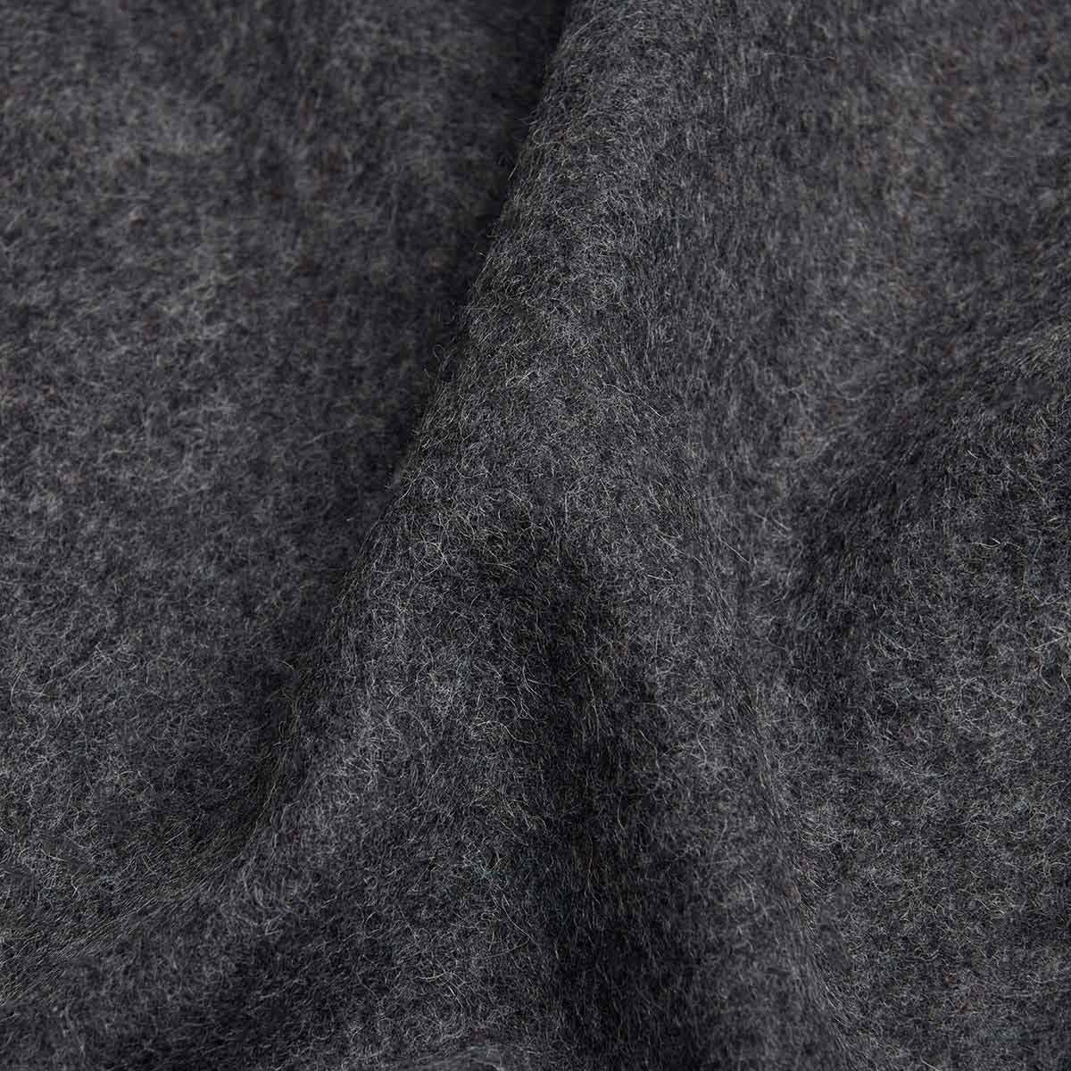 17. Close-up of silver Alpaka natural alpaca wool fabric texture