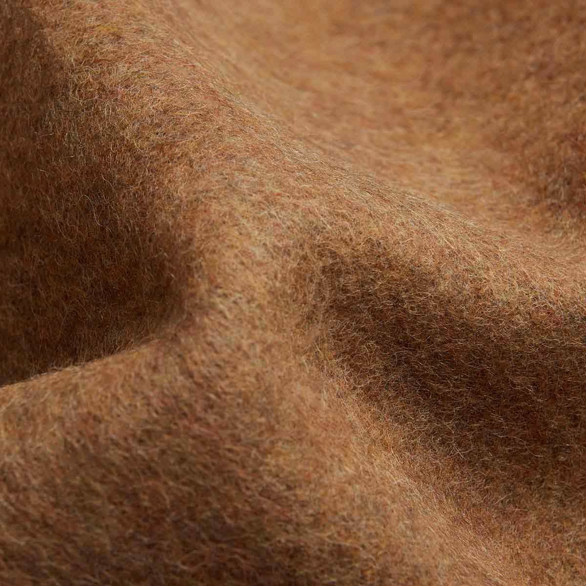21. Close-up of milk coffee Alpaka natural alpaca wool fabric texture
