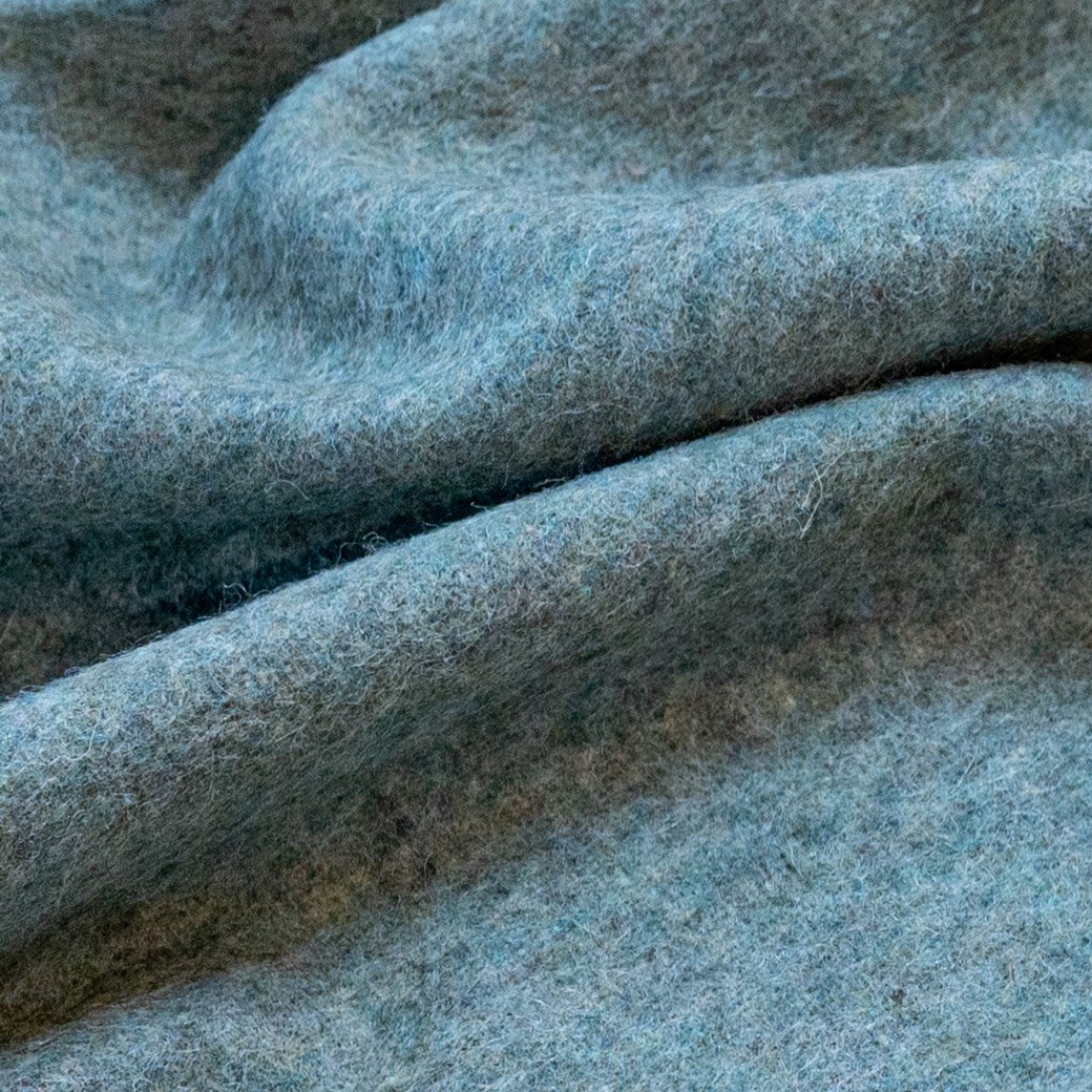 7. Close-up of light blue Alpaka natural alpaca wool fabric texture