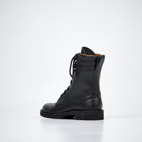 5. Aipi AIPI-1 handmade leather boots in black and brown, back view showing different color options and design