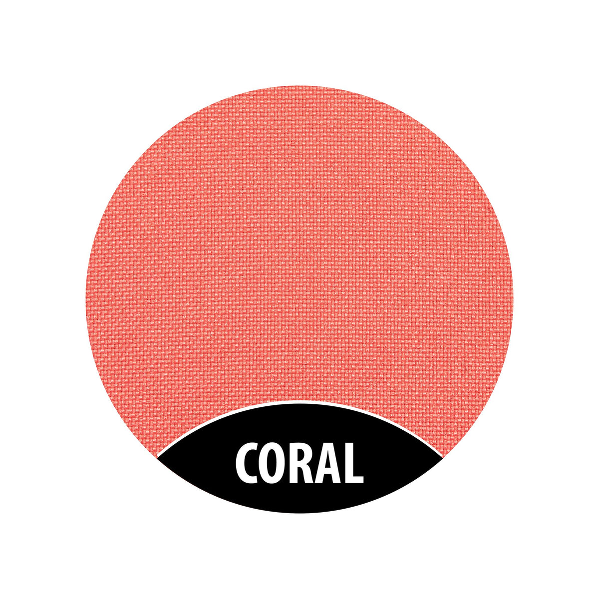 5. Fabric swatch of coral color used in Monboxy activity play mattress set