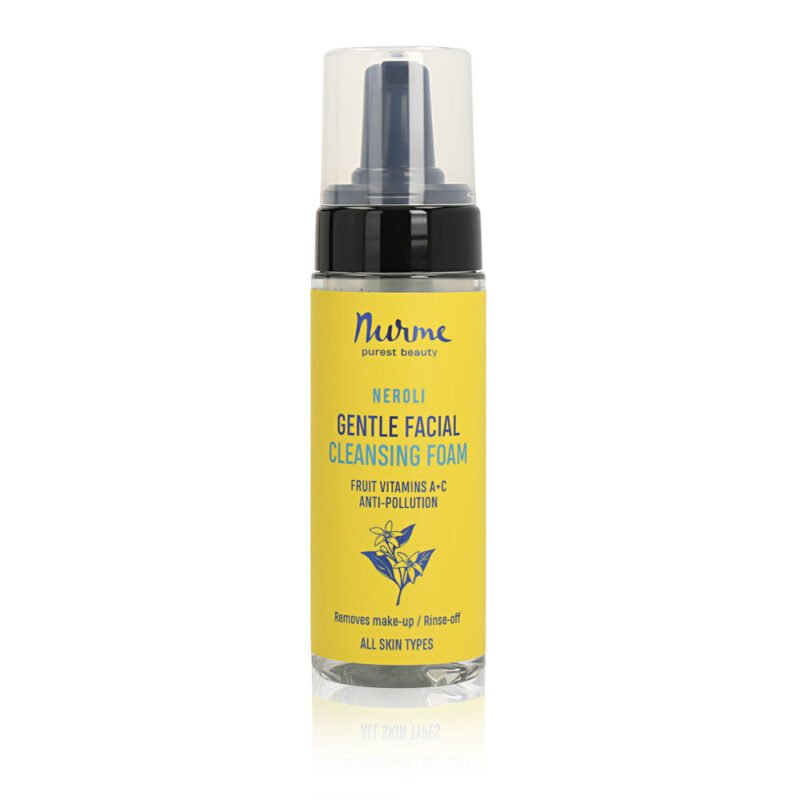 3. Nurme neroli gentle facial cleansing foam with vitamins A and C, studio shot