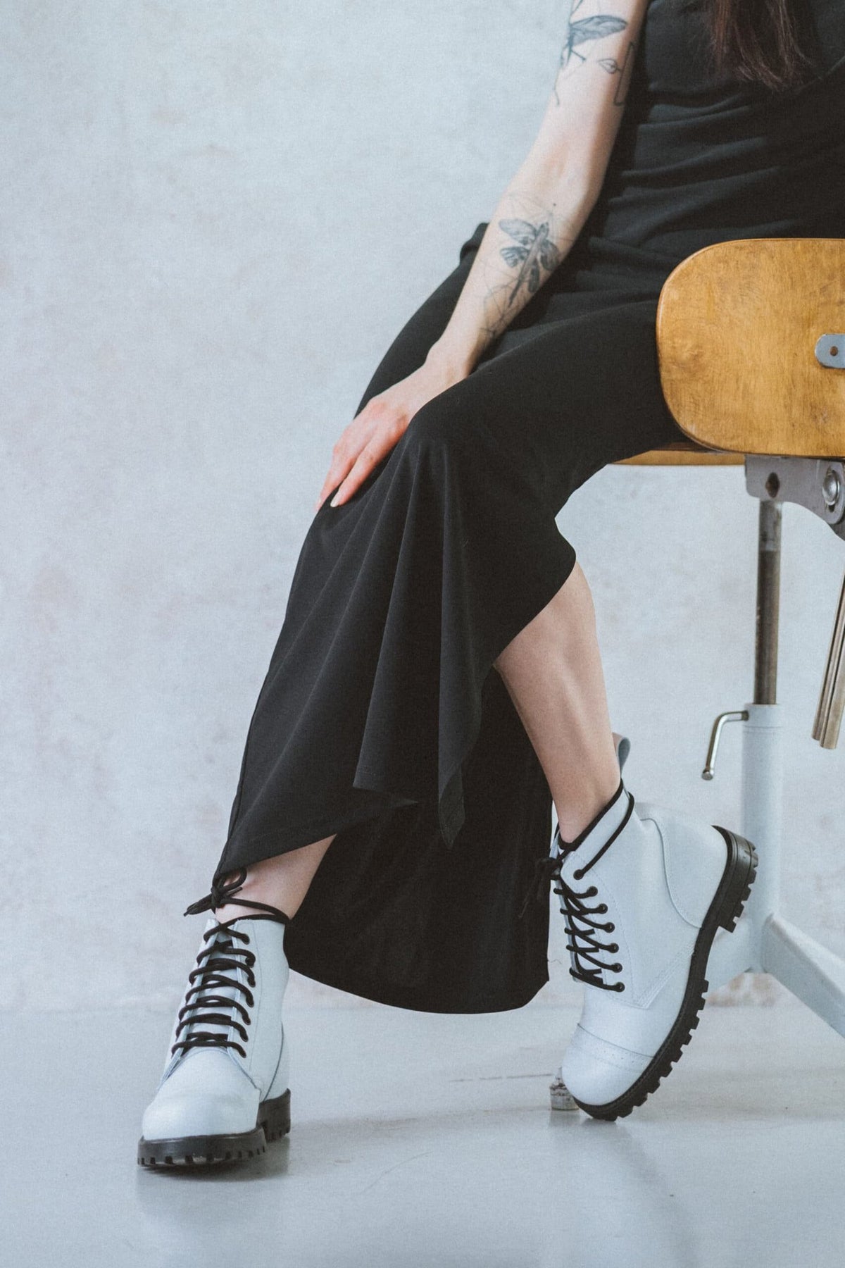 9. Size chart for Samelin 517 Aviator Boots, showing European sizes 36 to 47 with centimeter measurements