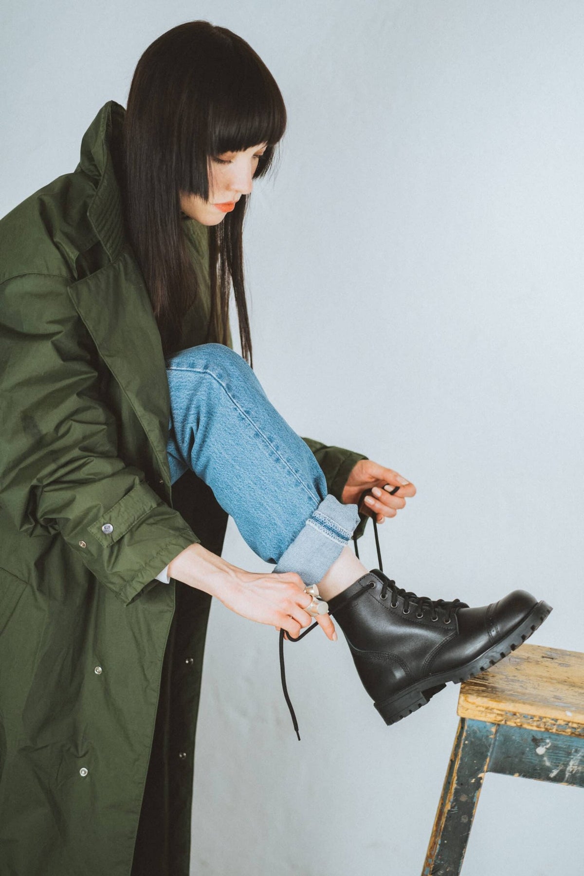 9. Size chart for Samelin 517 Aviator Boots, showing European sizes 35 to 48 with centimeter conversion