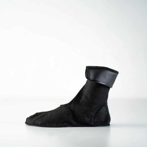 3. Samelin M77 Inner Socks in black, showcasing moisture-resistant design, studio image