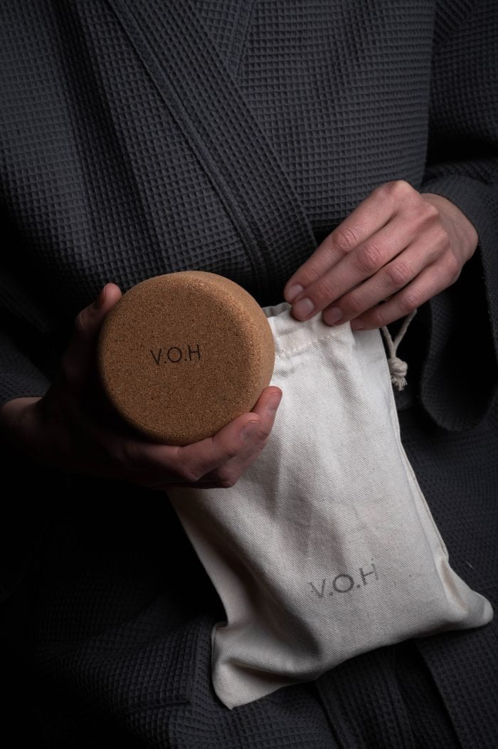 10. V.O.H solid beauty products in cork cases with lavender