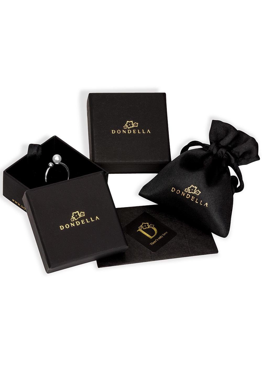 6. Dondella branded gift packaging with decorative red ribbon for Jewellery Gift Set Wings