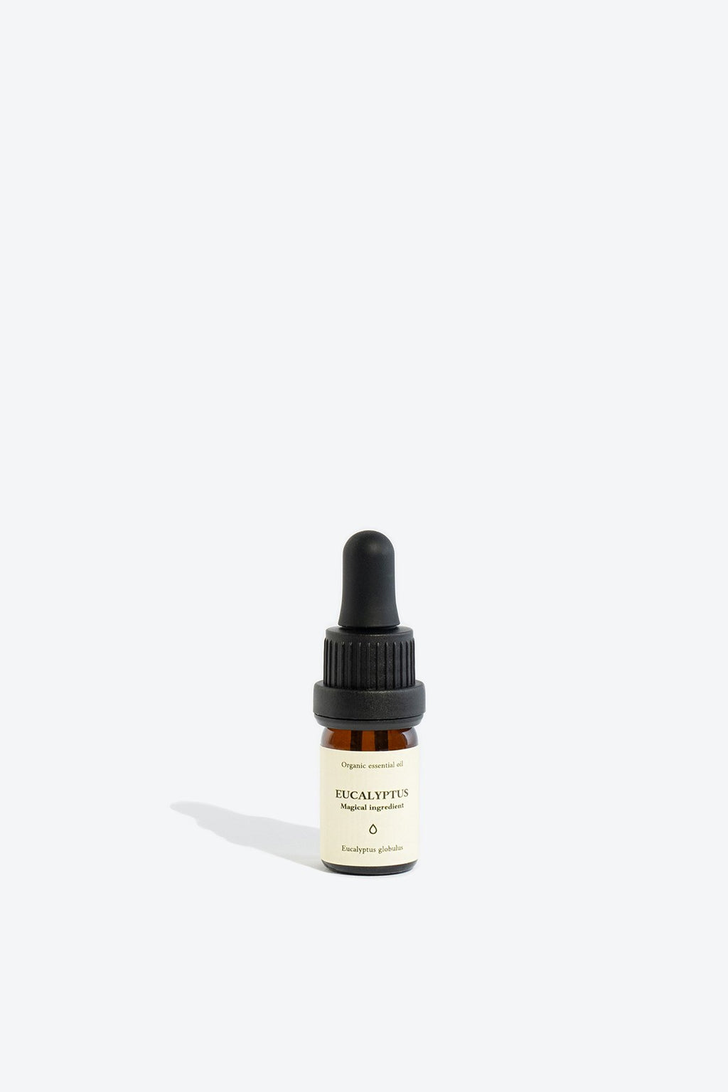 3. Smells Like Spells EUCALYPTUS Essential Oil in 5 ml glass bottle with pipette, studio shot showcasing minimalist design