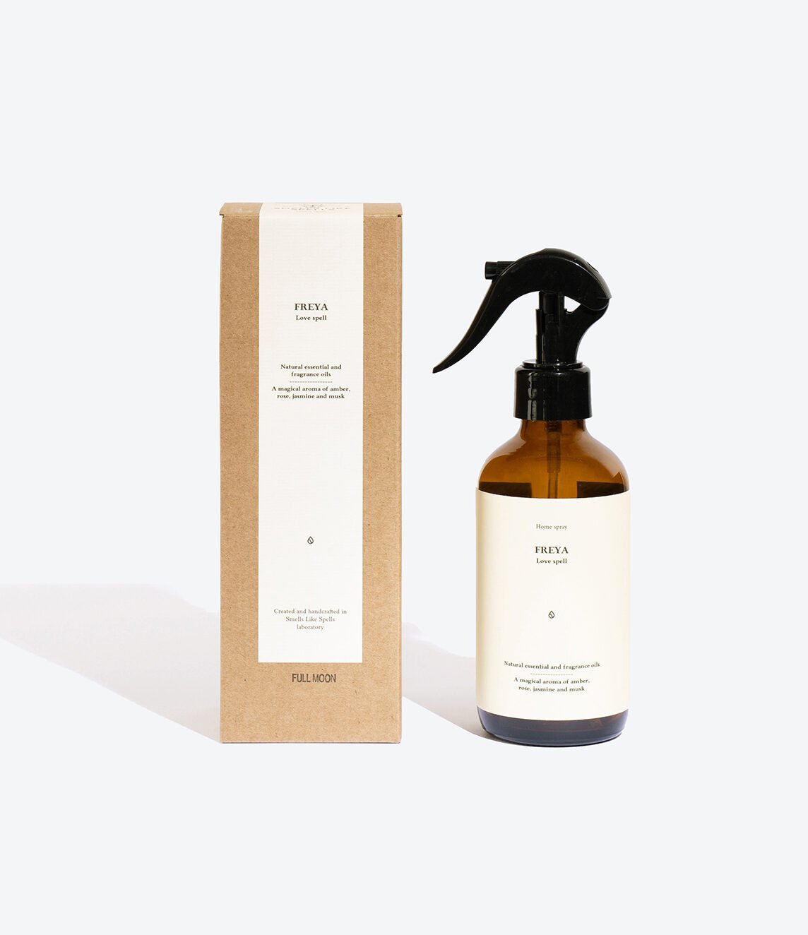 2. Smells Like Spells FREYA home spray with packaging, showcasing eco-friendly design