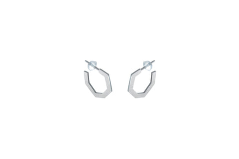 5. Studio image of Lentsius Flecte earrings, crafted from hypoallergenic stainless steel