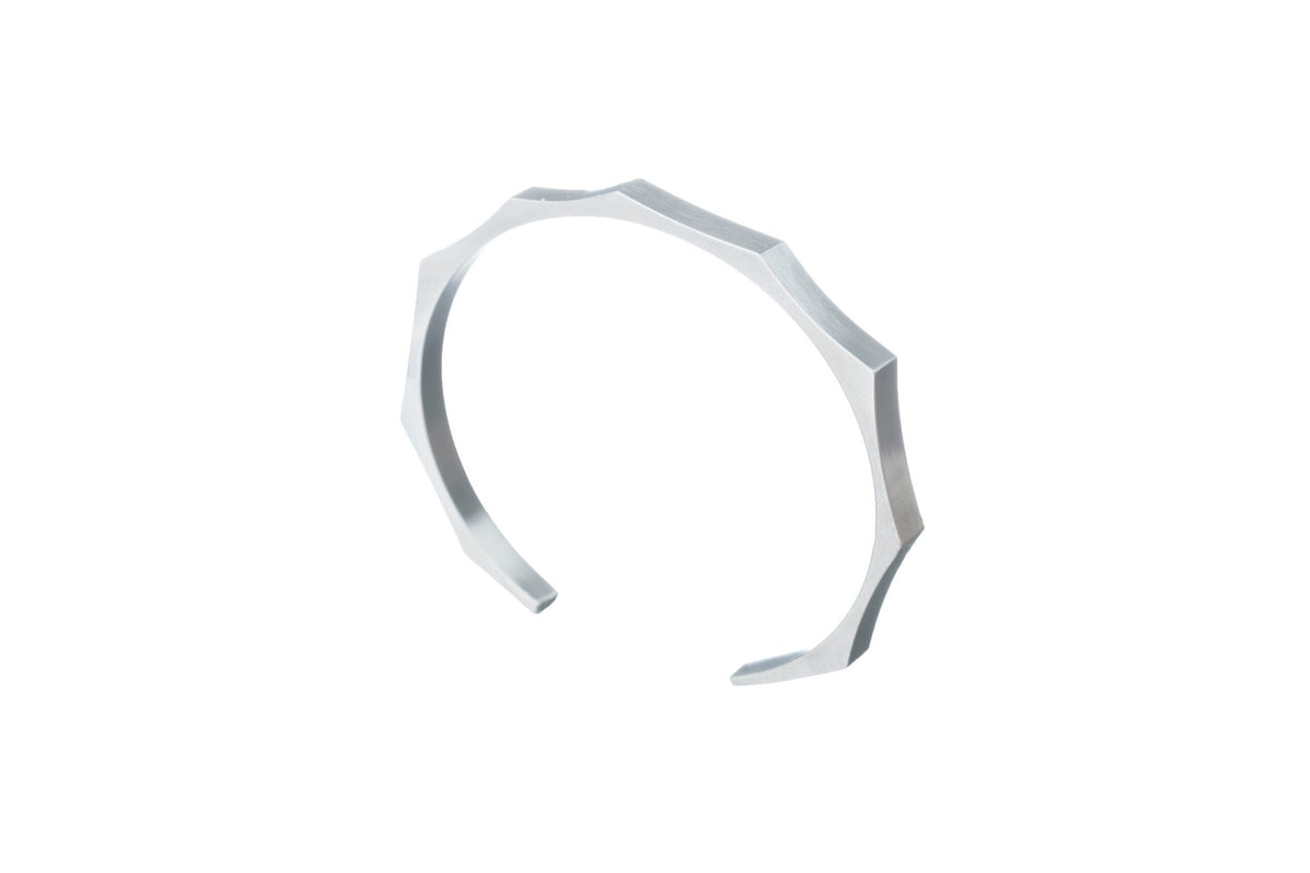 5. Studio shot of Lentsius Solis bracelet, crafted from upcycled industrial materials