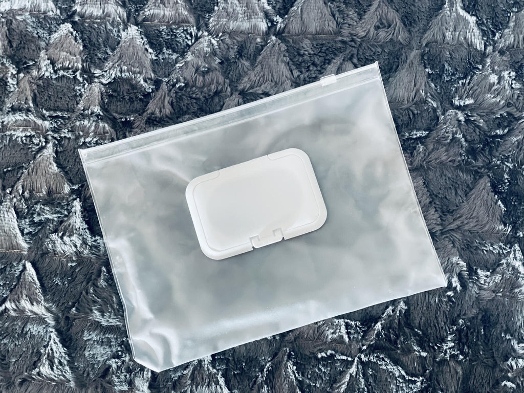 12. Close-up of empty removable wet wipes pocket for Ally Scandic Älly Handbag, highlighting functionality