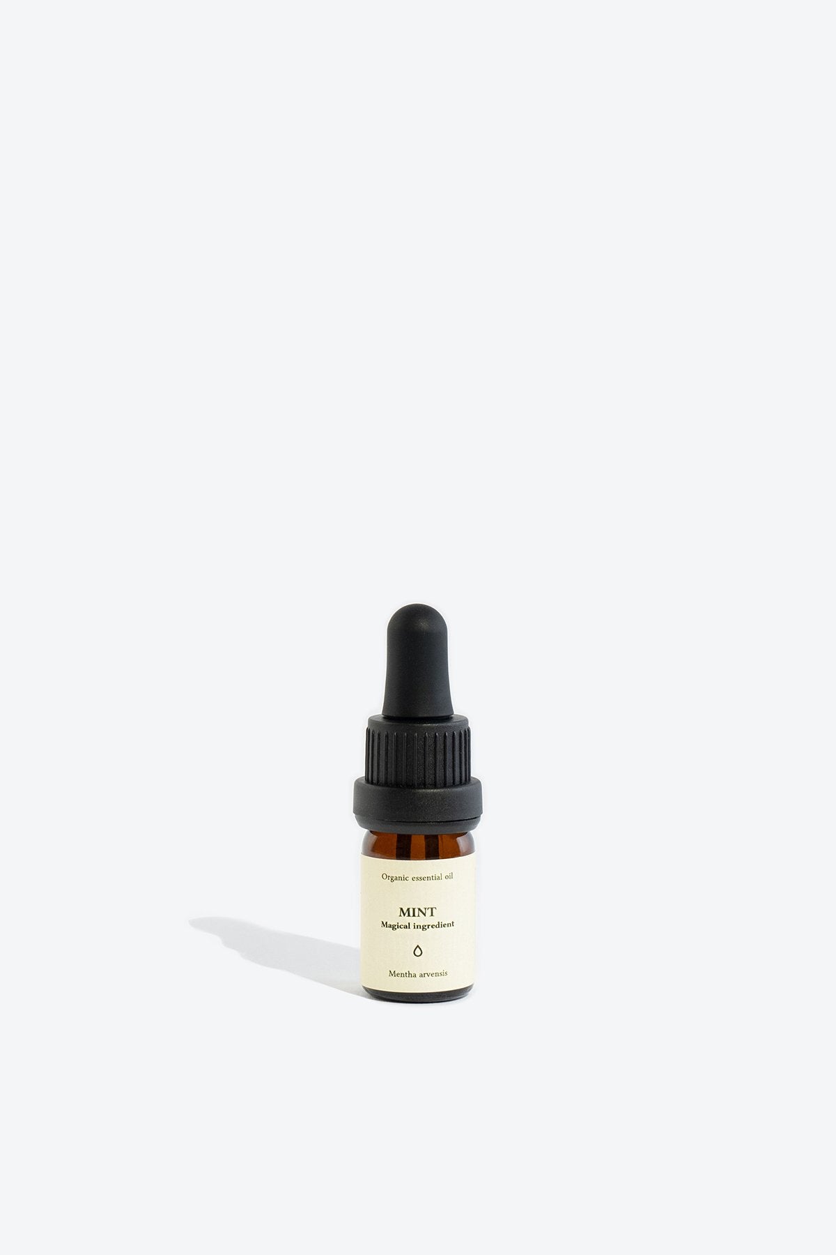 1. Smells Like Spells MINT Essential Oil in 5 ml glass bottle with pipette, studio shot