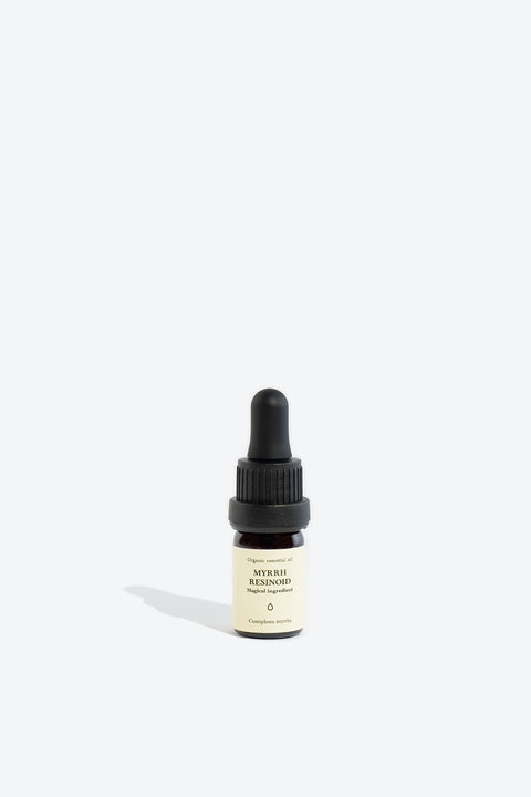 3. Smells Like Spells MYRRH RESINOID Essential Oil in 5 ml glass bottle with pipette, studio shot