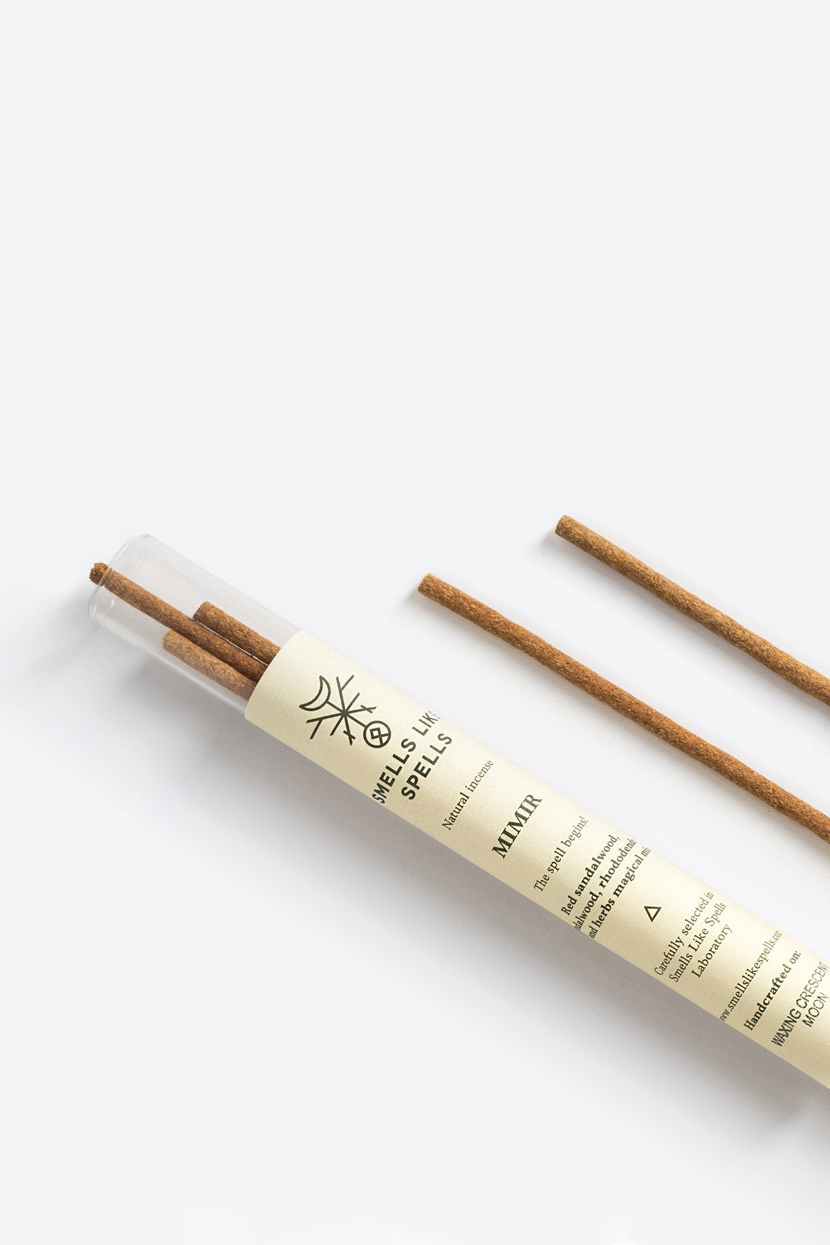 3. Close-up of Smells Like Spells Natural Incense MIMIR sticks in eco-friendly packaging