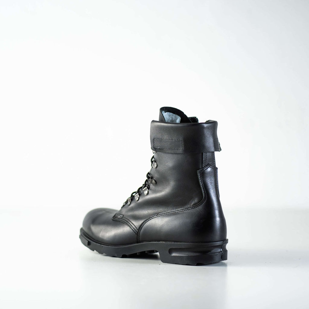 6. Rear view of Samelin Hawk Pilot Boots, highlighting sturdy construction and design