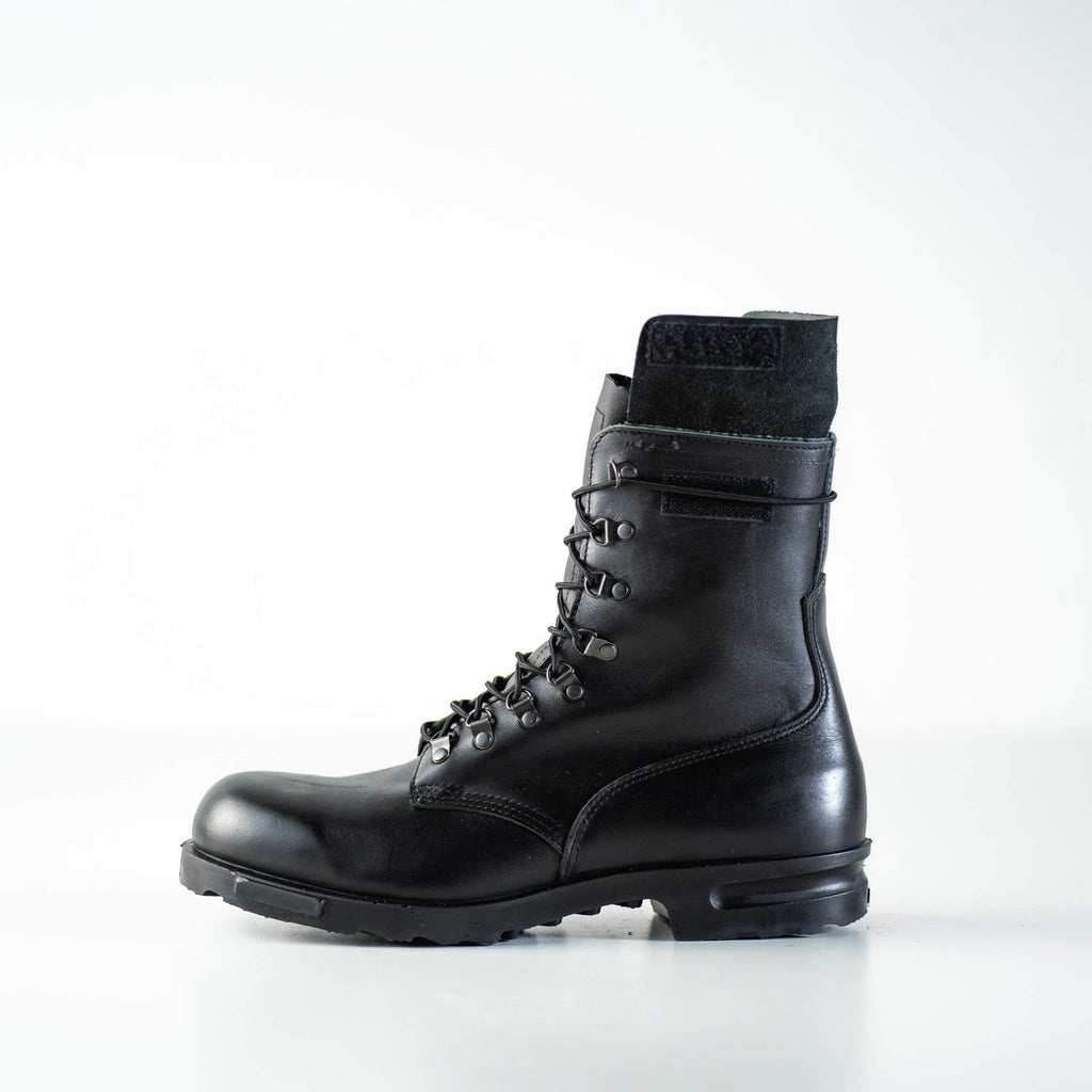 7. Back view of Samelin Hawk Pilot Boots, showcasing full-grain leather and craftsmanship