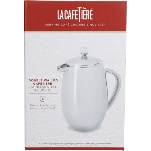 4. La Cafetière coffee maker packaging with product image and brand logo
