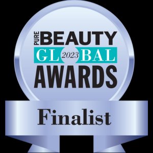 6. Pure Beauty Global Awards 2023 Finalist badge