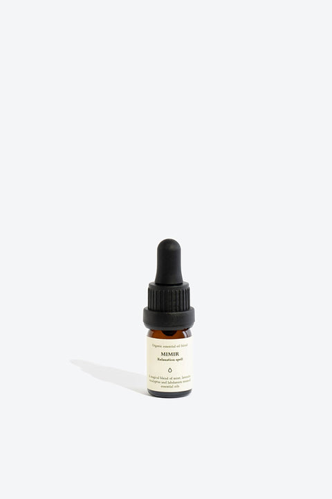 3. Smells Like Spells Essential Oil Blend MIMIR in 5 ml glass bottle with pipette, studio shot