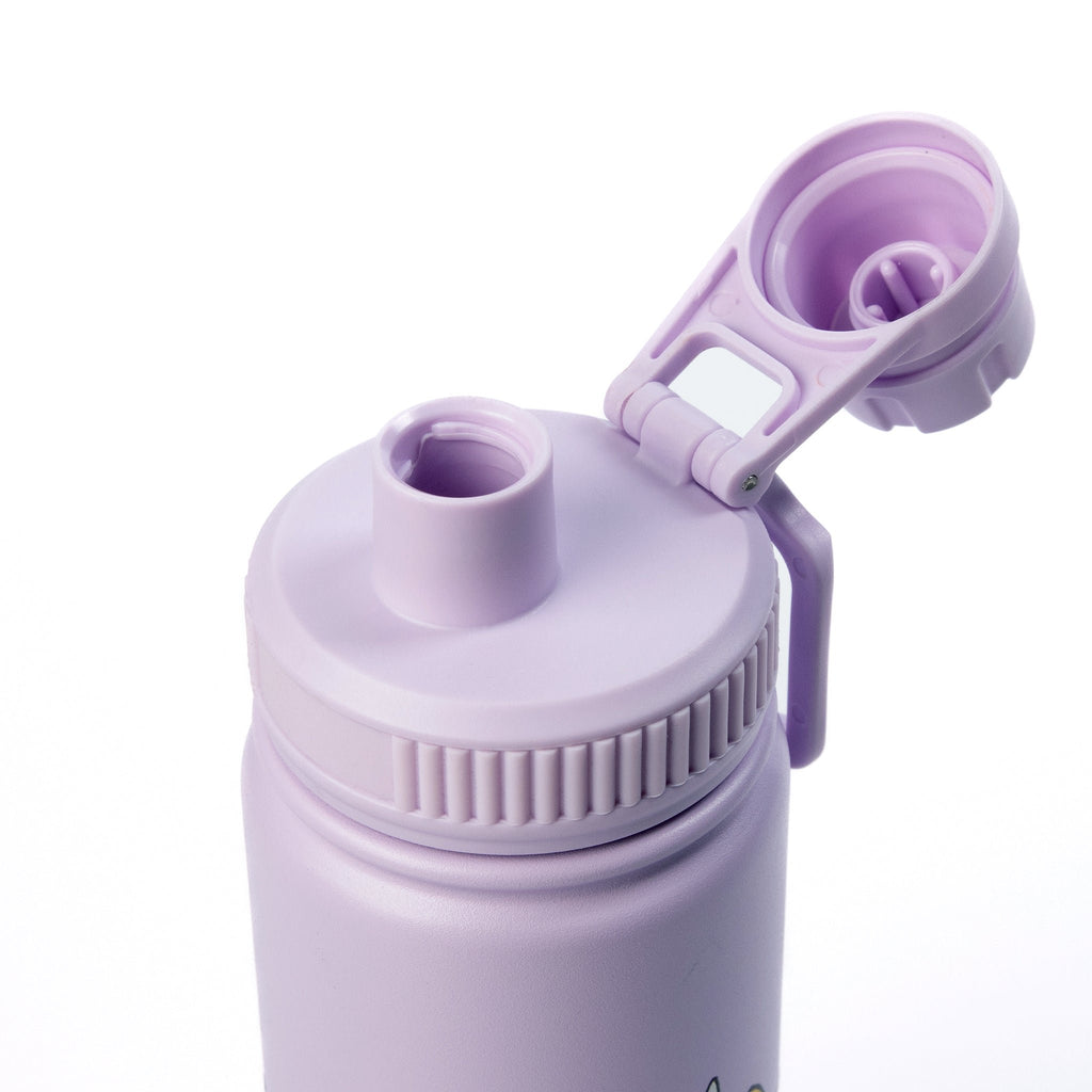 6. Close-up of Snorkmaiden Thermal Everyday Bottle by Moomin, highlighting the practical screw cap