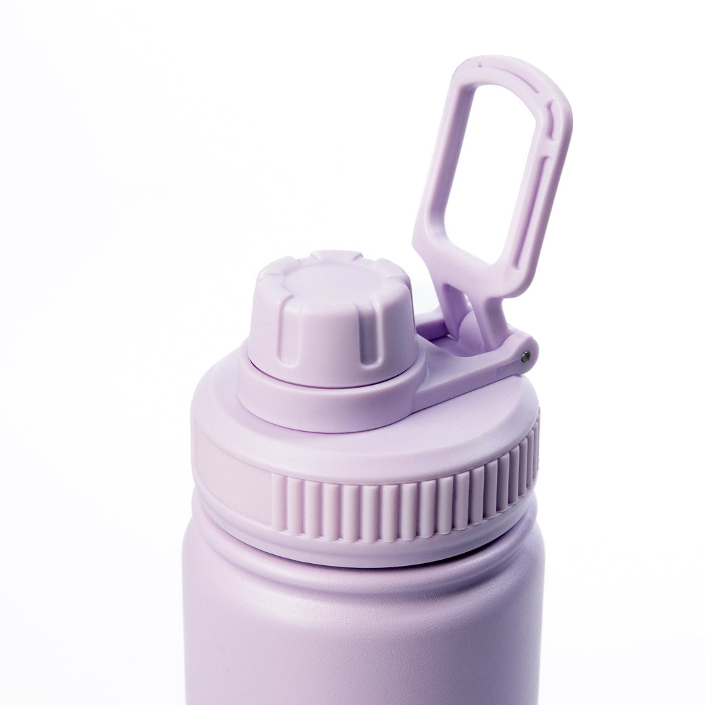 7. Close-up of Snorkmaiden Thermal Everyday Bottle by Moomin, focusing on the convenient handle