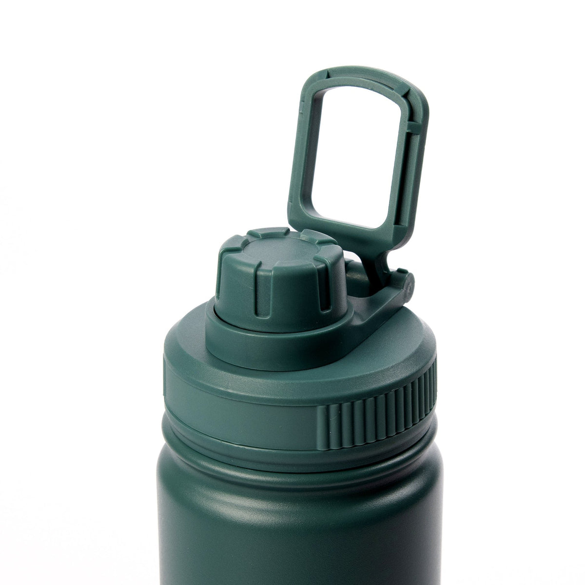 5. Close-up of Snufkin Bottle's handle and screw cap, emphasizing portability