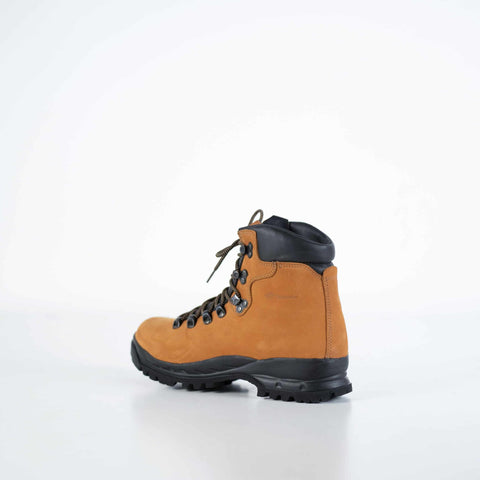 2. Samelin 5531 Sella Hiking Boots in waterproof nubuck leather, angled back view in studio