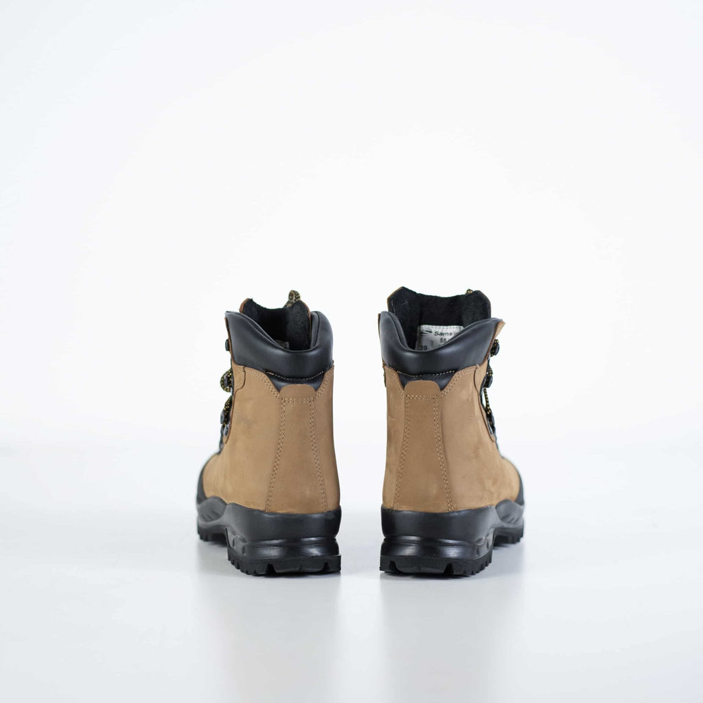 3. Back view of Samelin 553P Tundra Hiking Boots showcasing durable construction and black heel