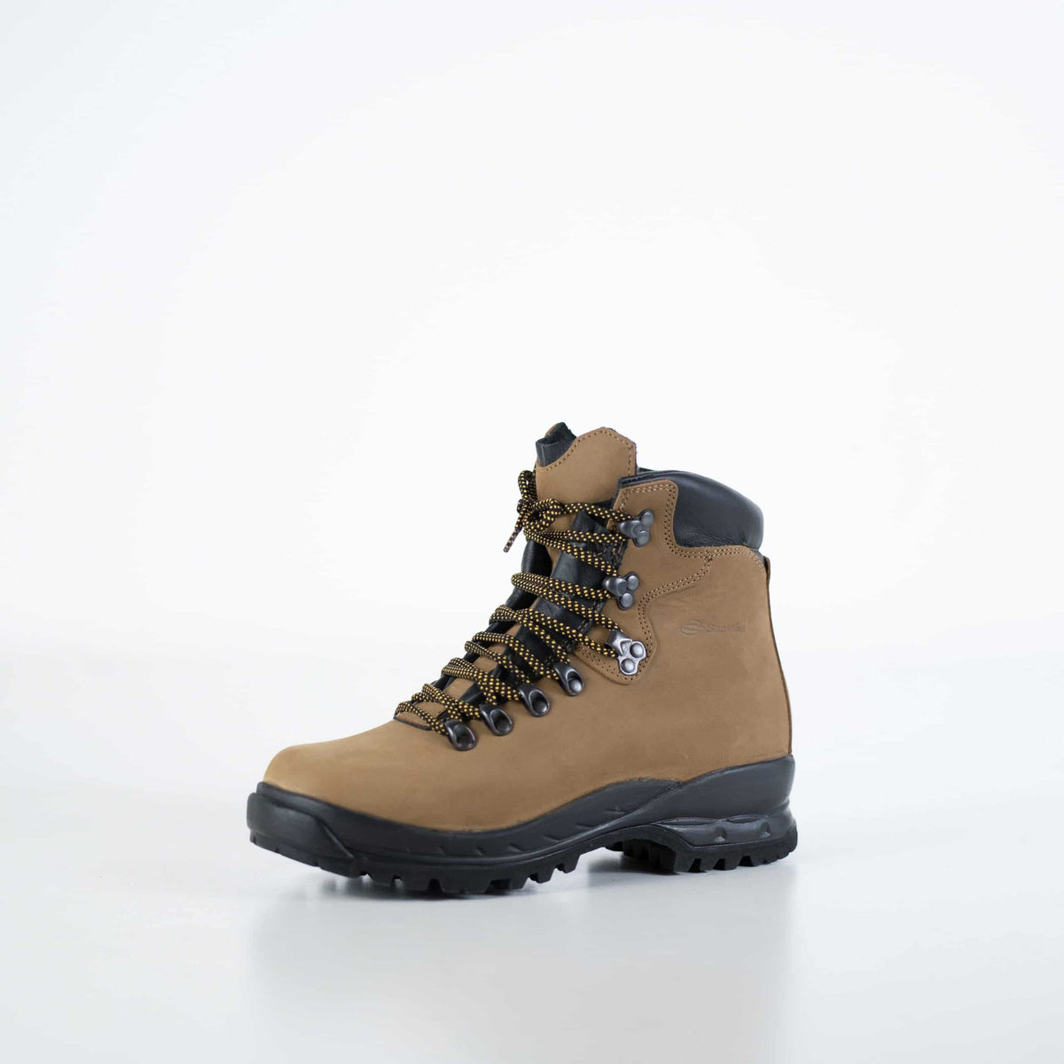1. Samelin 5531 Tundra Hiking Boots in waterproof nubuck leather, shown in studio setting