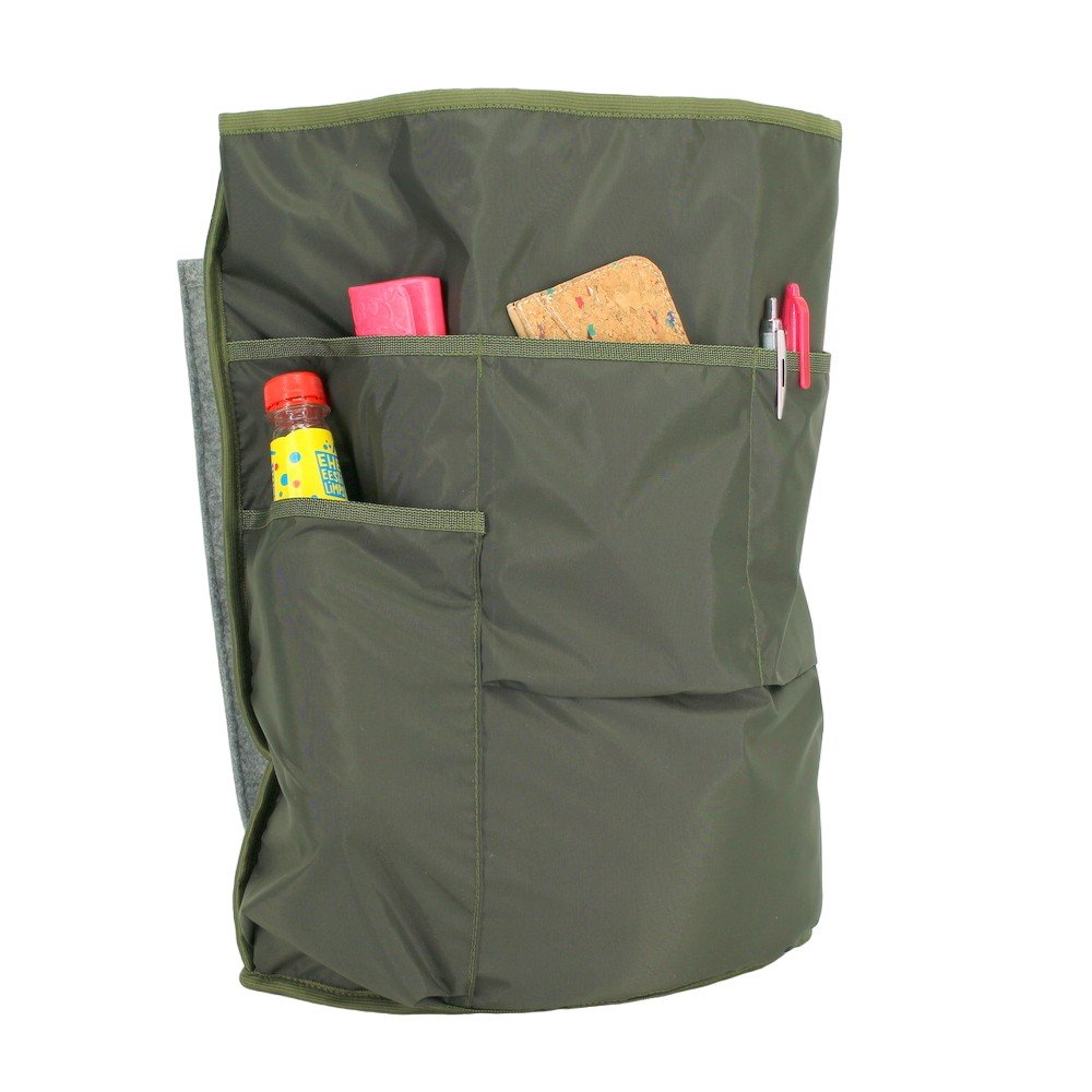 9. Close-up of Noel Cafe Backpack interior, displaying multiple compartments for essentials