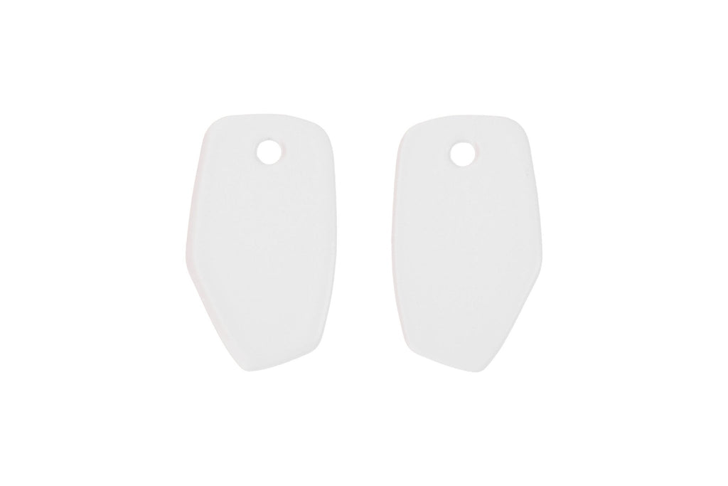 7. White Lisa Kroeber Jewellery Earrings Mix&Match PLATES shown in studio