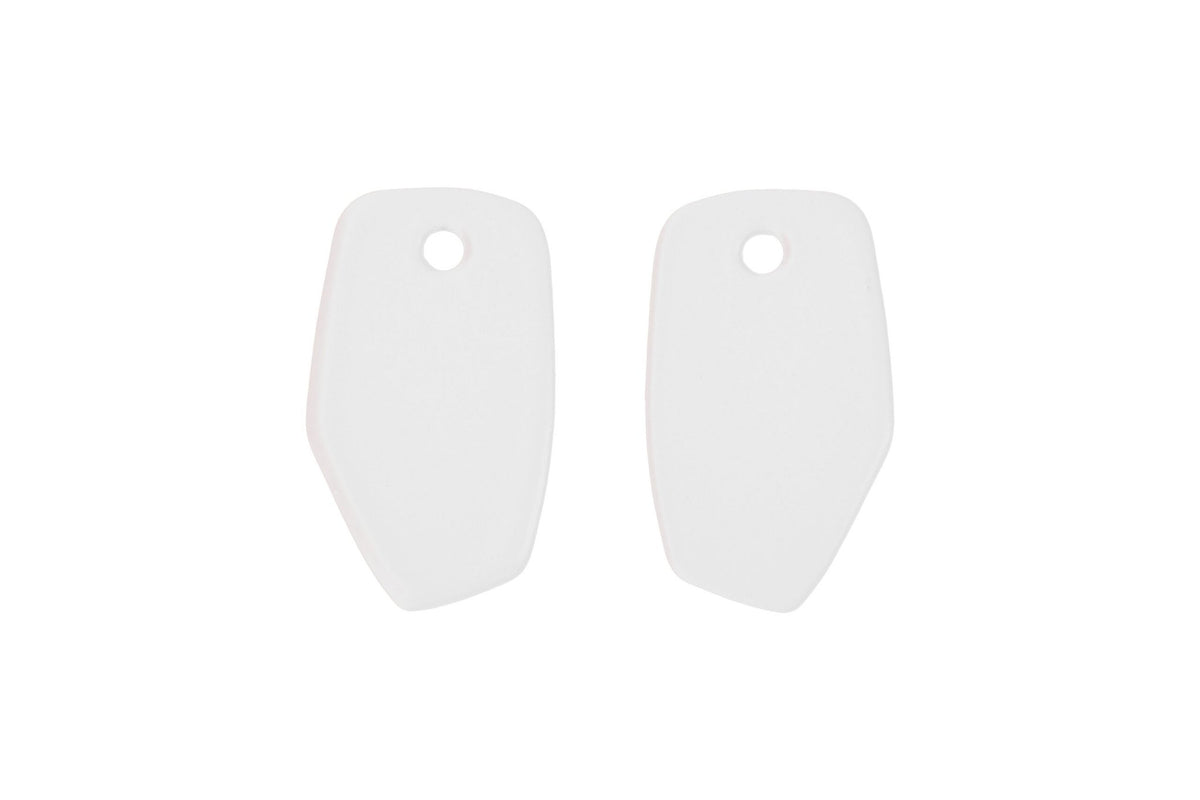 7. White Lisa Kroeber Jewellery Earrings Mix&Match PLATES shown in studio