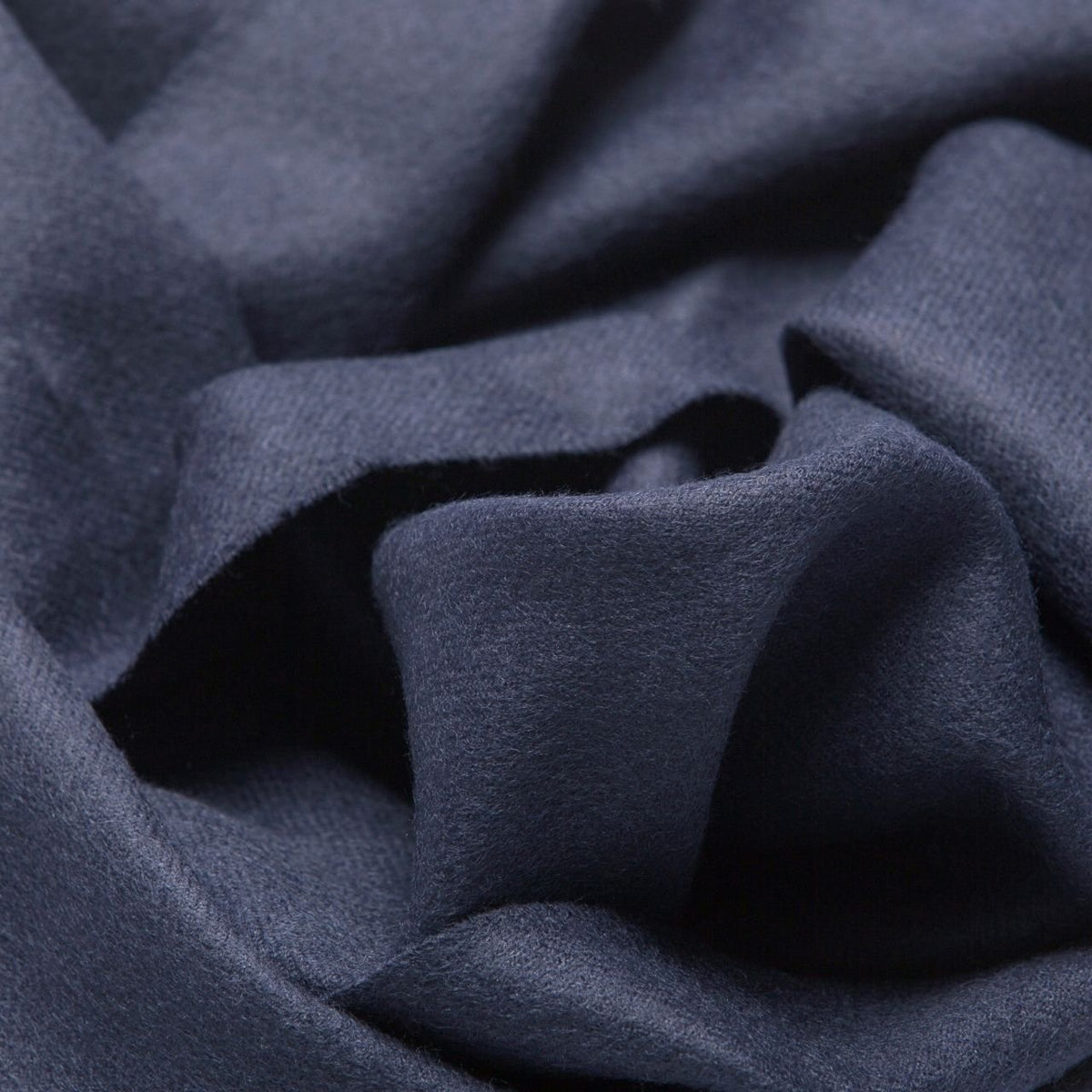11. Close-up of navy Alpaka baby alpaca wool fabric texture