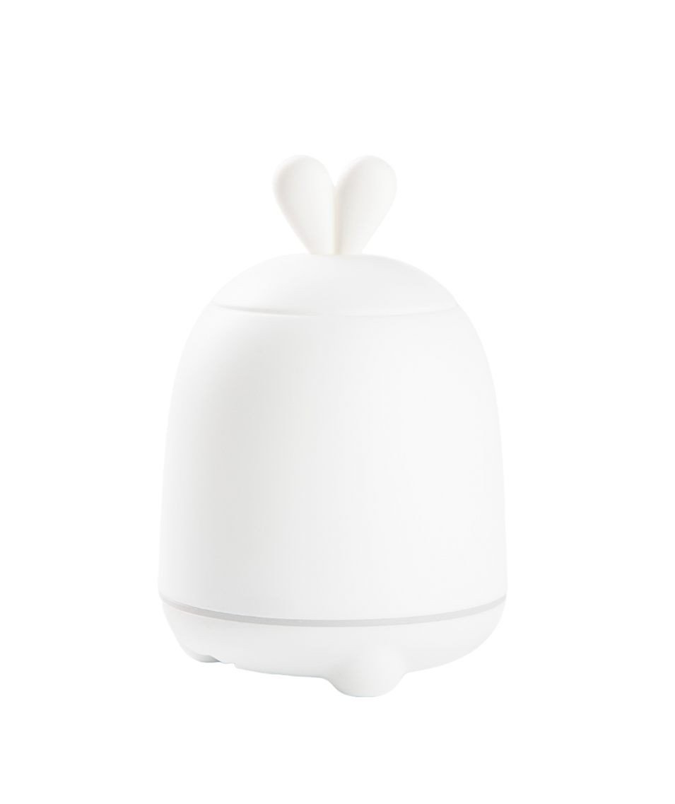 2. White Rabbit & Friends diffuser lamp with bunny ears on a white background