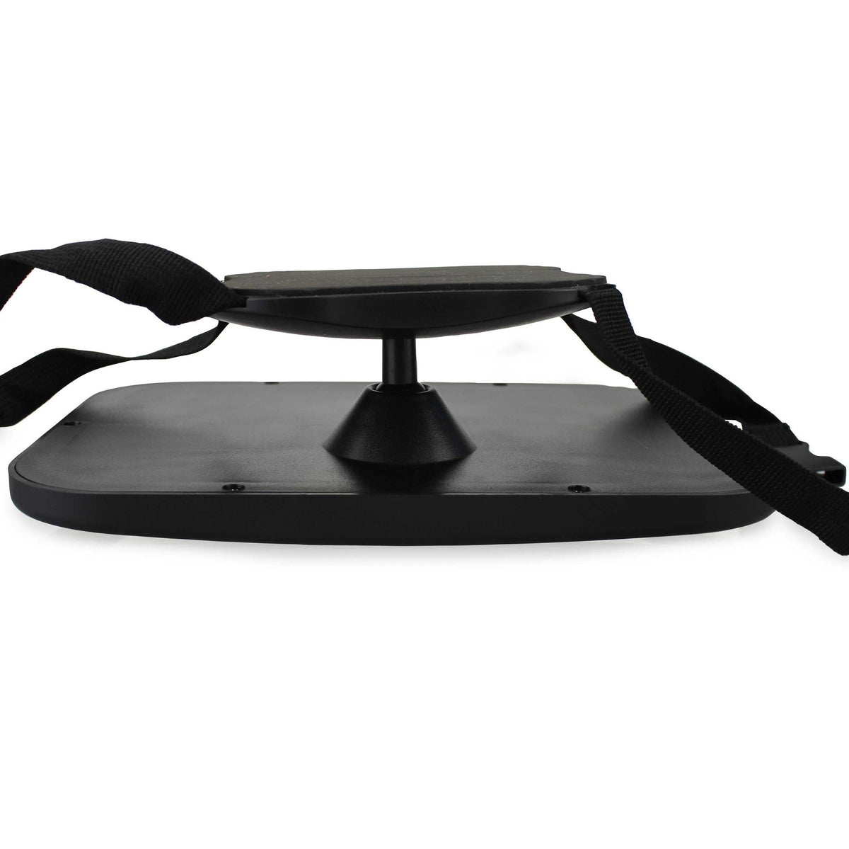 8. Side view of Ezimoov EZI MIRROR SQUARE showing adjustable straps and 360° rotatable joint