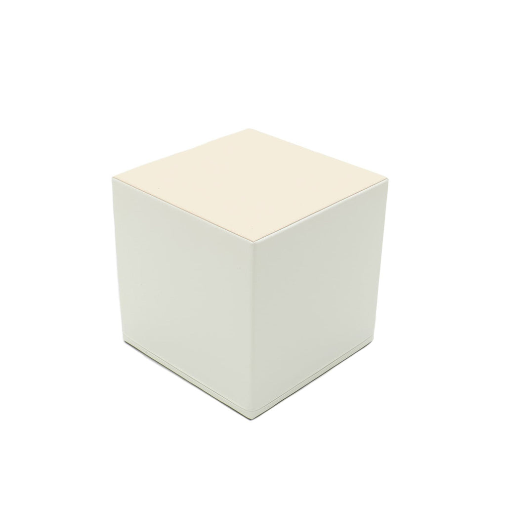 2. Ivory foam mega cube building block by IGLU shown in studio with clean background