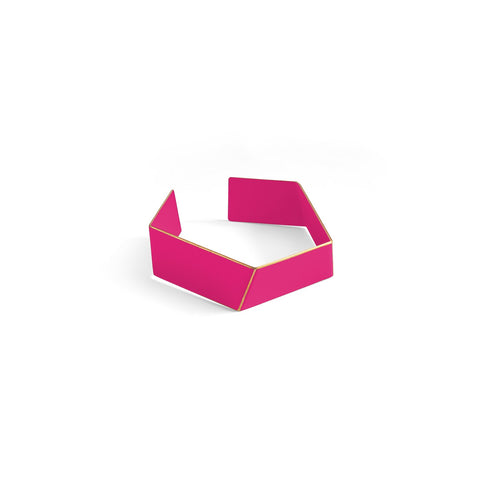 3. Magenta Lisa Kroeber Jewellery Folded Bracelet in studio setting, featuring handcrafted design