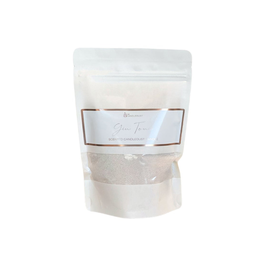 1. Candledust Gin+Tonic powdered candle refill kit in eco-friendly packaging